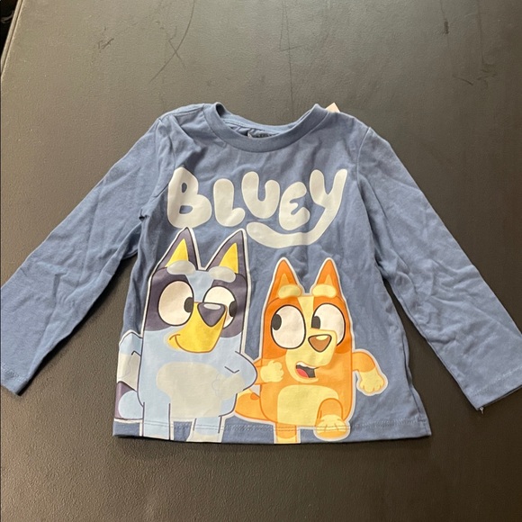 Lucy Kids Long Sleeve Shirt - Blue and Orange - Picture 1 of 3
